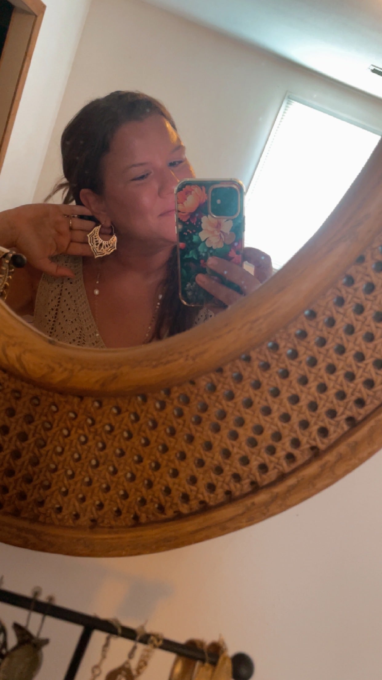 Bohemian hoop earrings